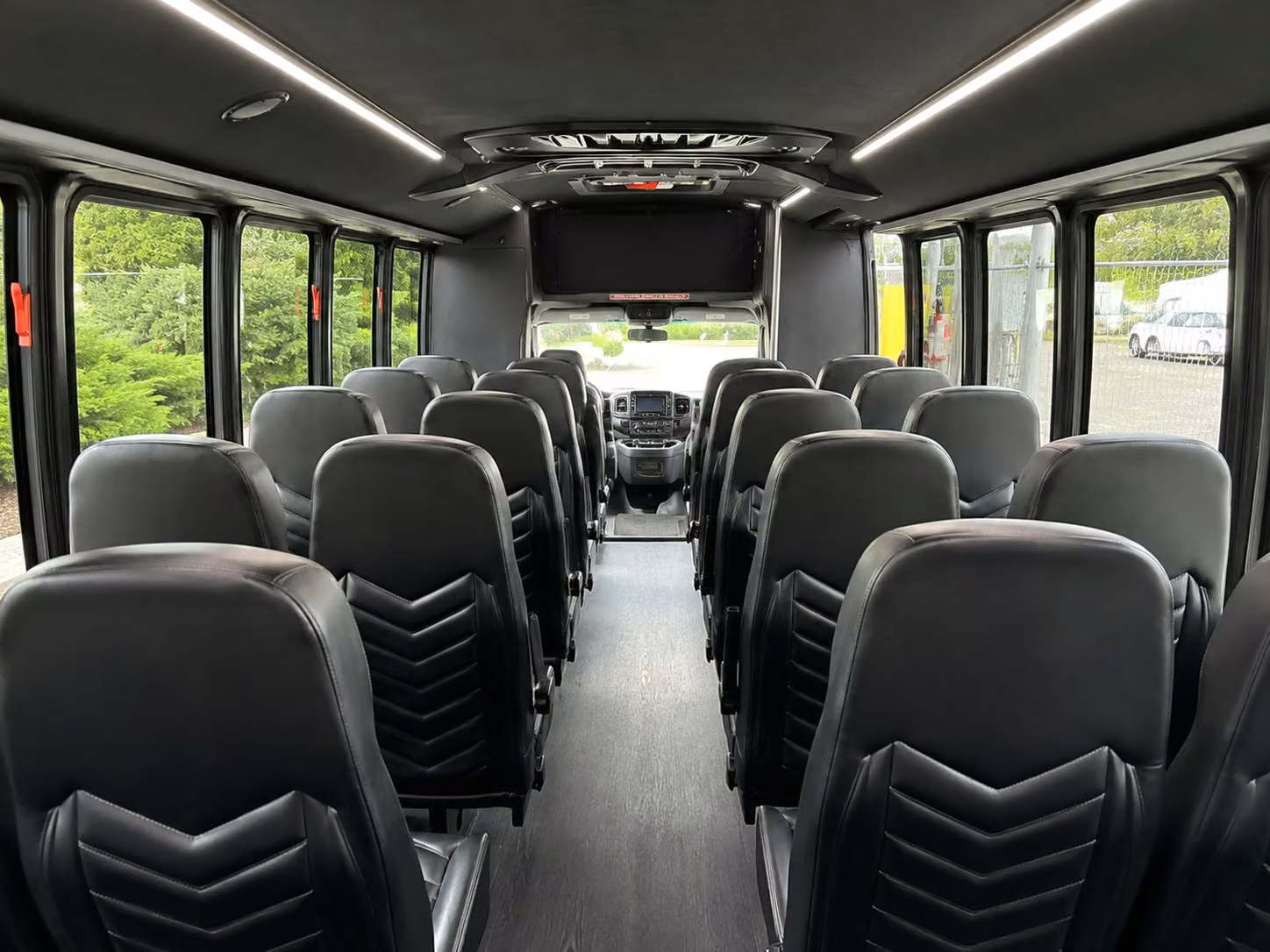 18 passenger minibus inside