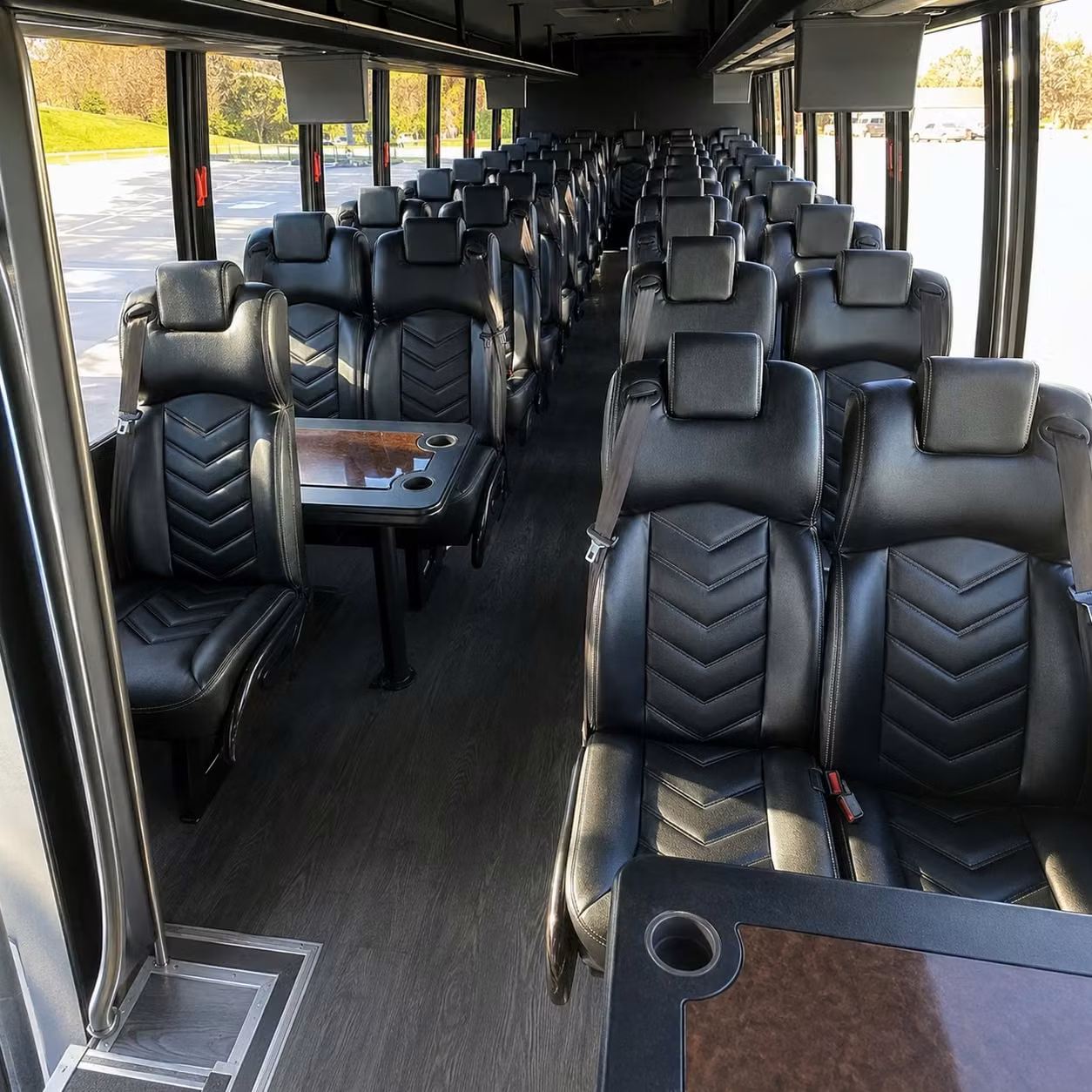 25 passenger minibus inside