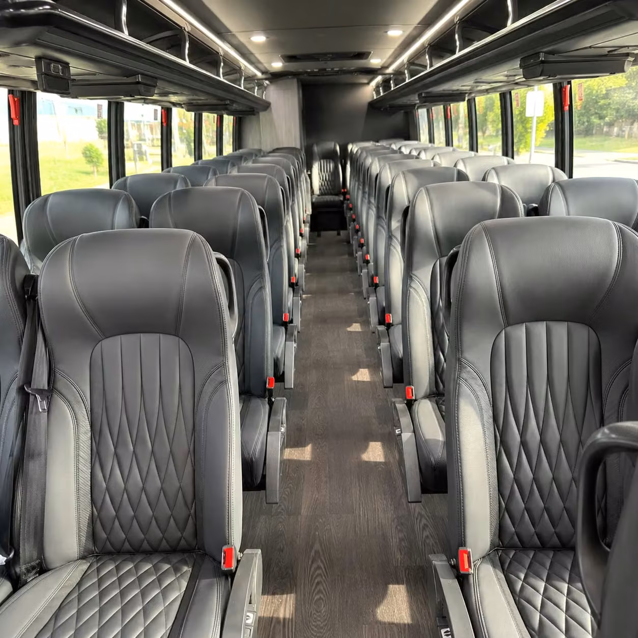 25 passenger minibus interior