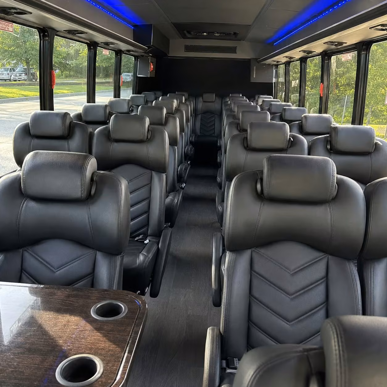 35 passenger minibus inside