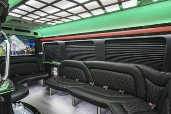 Tacoma Sprinter Party Bus Interior